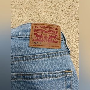 Levi 501 straight leg jeans